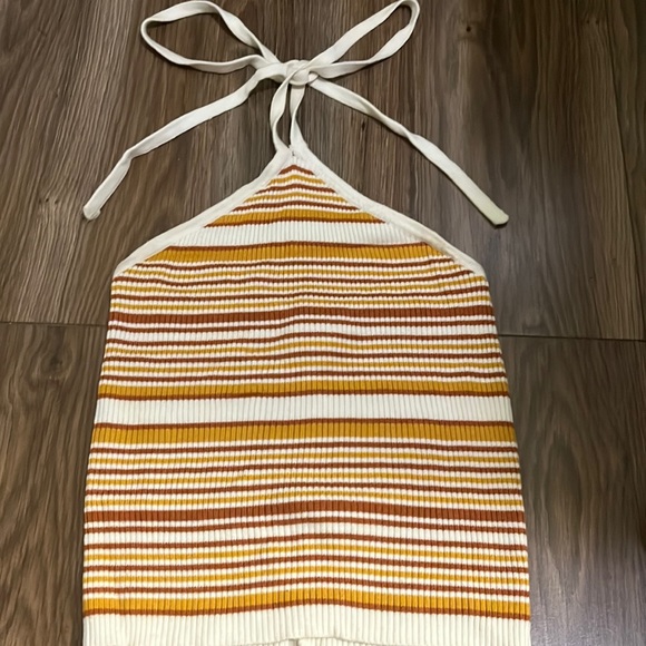 70s knit halter tube top - Picture 1 of 2